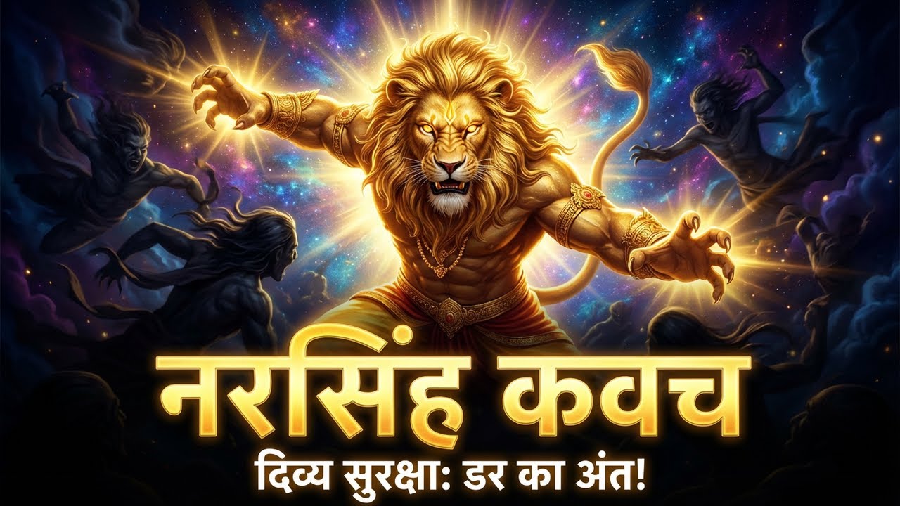 कवच | Narasimha Kavacham 🔥 Divine Protection That Ends Fear Instantly