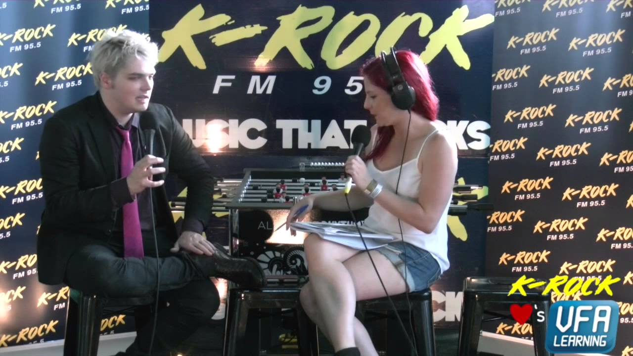 K-Rock Interviews Gerard Way at Soundwave 2015