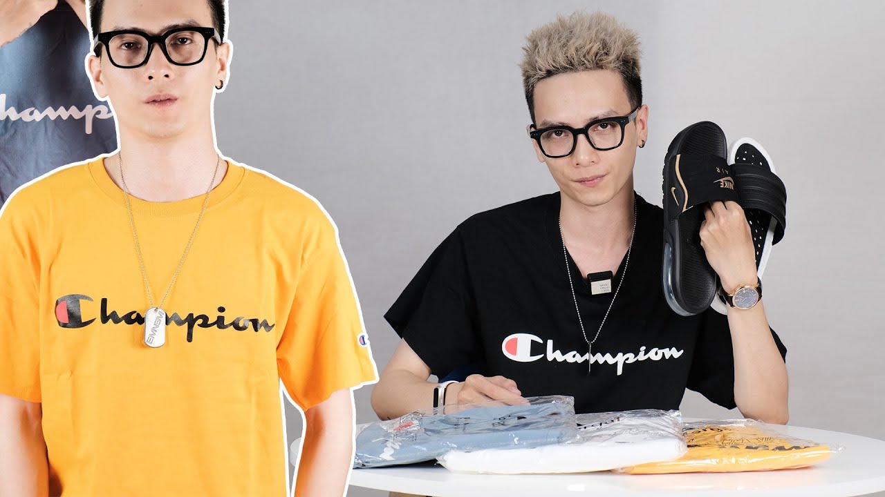 Mua áo Champion ở đâu ? Dép xịn của adidas và Nike 🔥