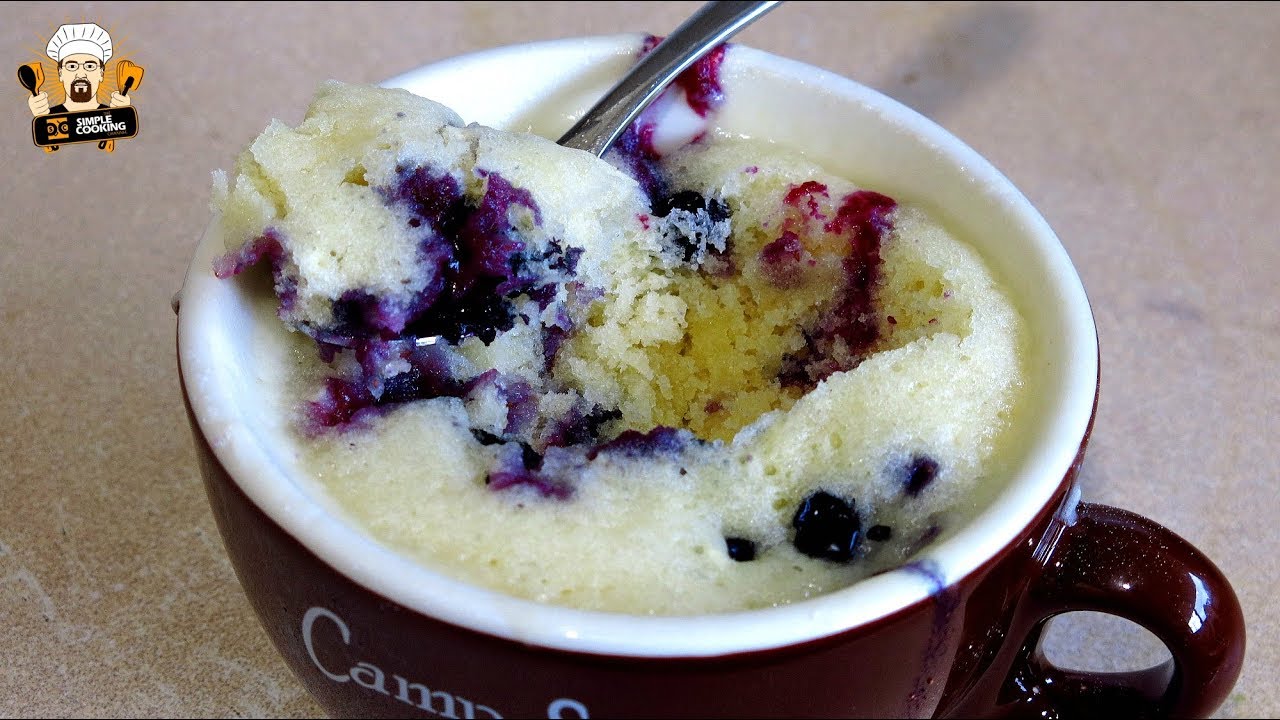 BLUEBERRY MUFFIN MUG CAKE RECIPE