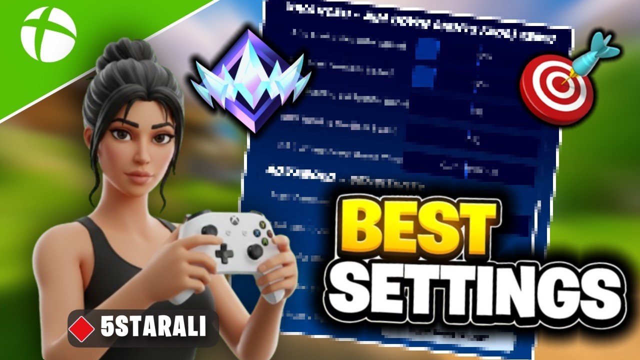 BEST Controller Settings & Sensitivity For Fortnite Chapter 7! 🎮 (XBOX/PC)