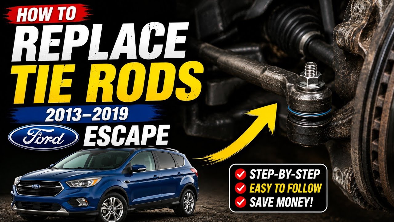How to Replace Tie Rods on a 2013–2019 Ford Escape | DIY Step-by-Step Guide
