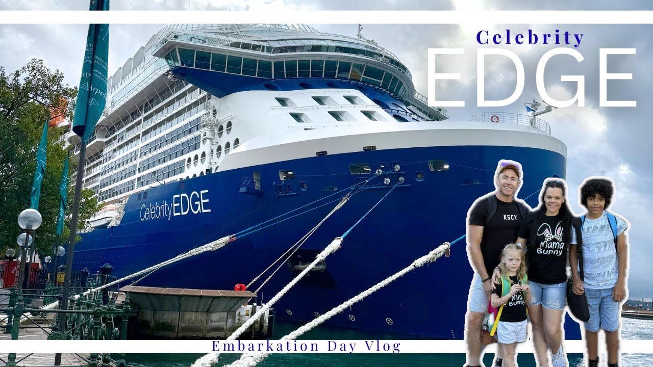 Celebrity Edge Embarkation Day. A Stormy Start.