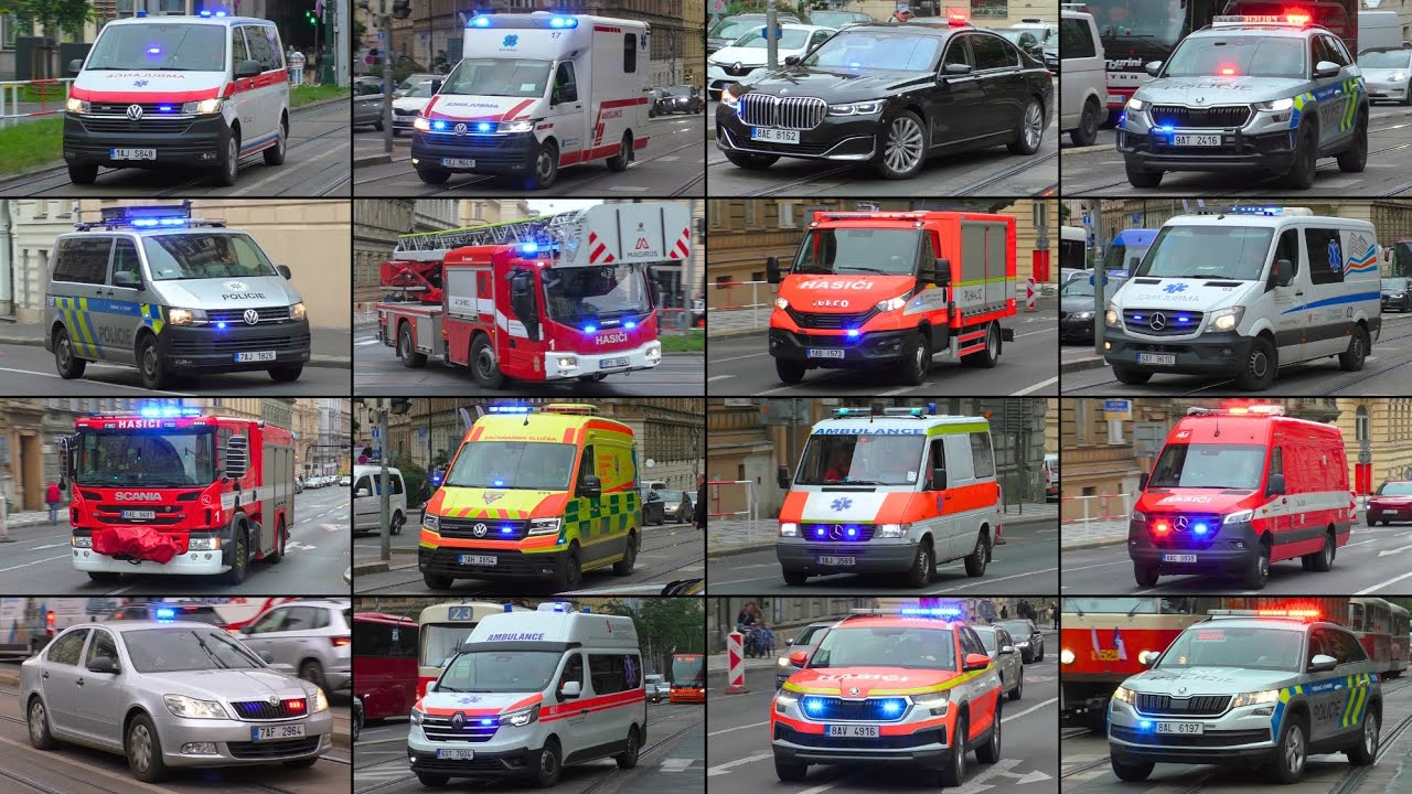 Záchranná Služba, Hasiči a Policie Praha naléhavě v Praha - Emergency Service Responding in Prague!