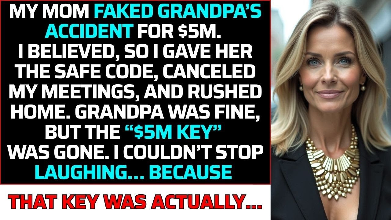My Mom Faked Grandpa’s Accident For $5M. I Believed, So I Gave Her The Safe Code.