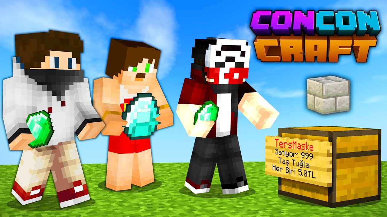 CONCONCRAFT İLK DÜKKANIMI AÇTIM !! - SÜRPRİZ SONLU ! - Minecraft