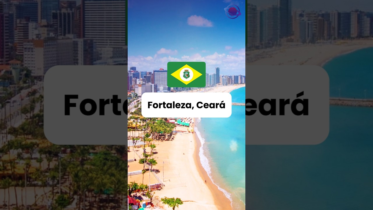 Fortaleza, a capital do Cear&aacute; 🏝️🥥 🌅