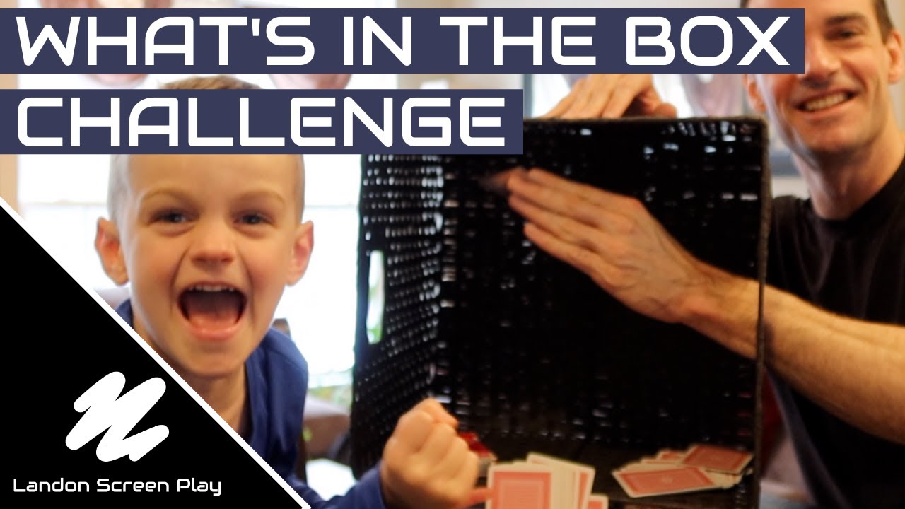 What's in the box challenge | Father and son