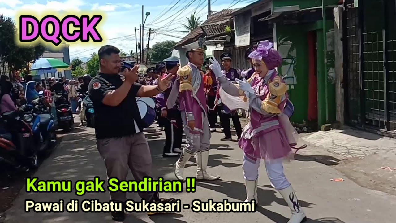 Pawai Drumband DQCK di Cibatu Sukasari Sukabumi