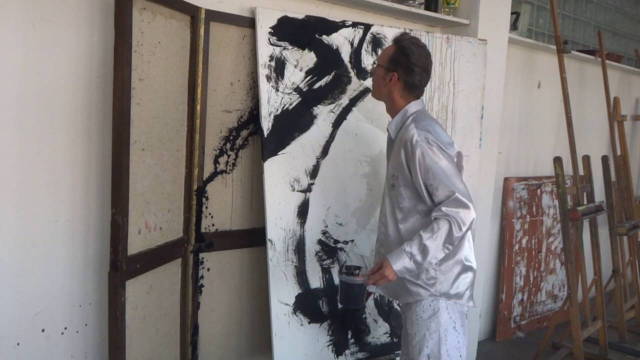 Abstract ink painting