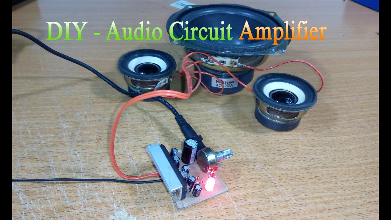 How to make Circuit amplifier Simple, Use IC LA4440