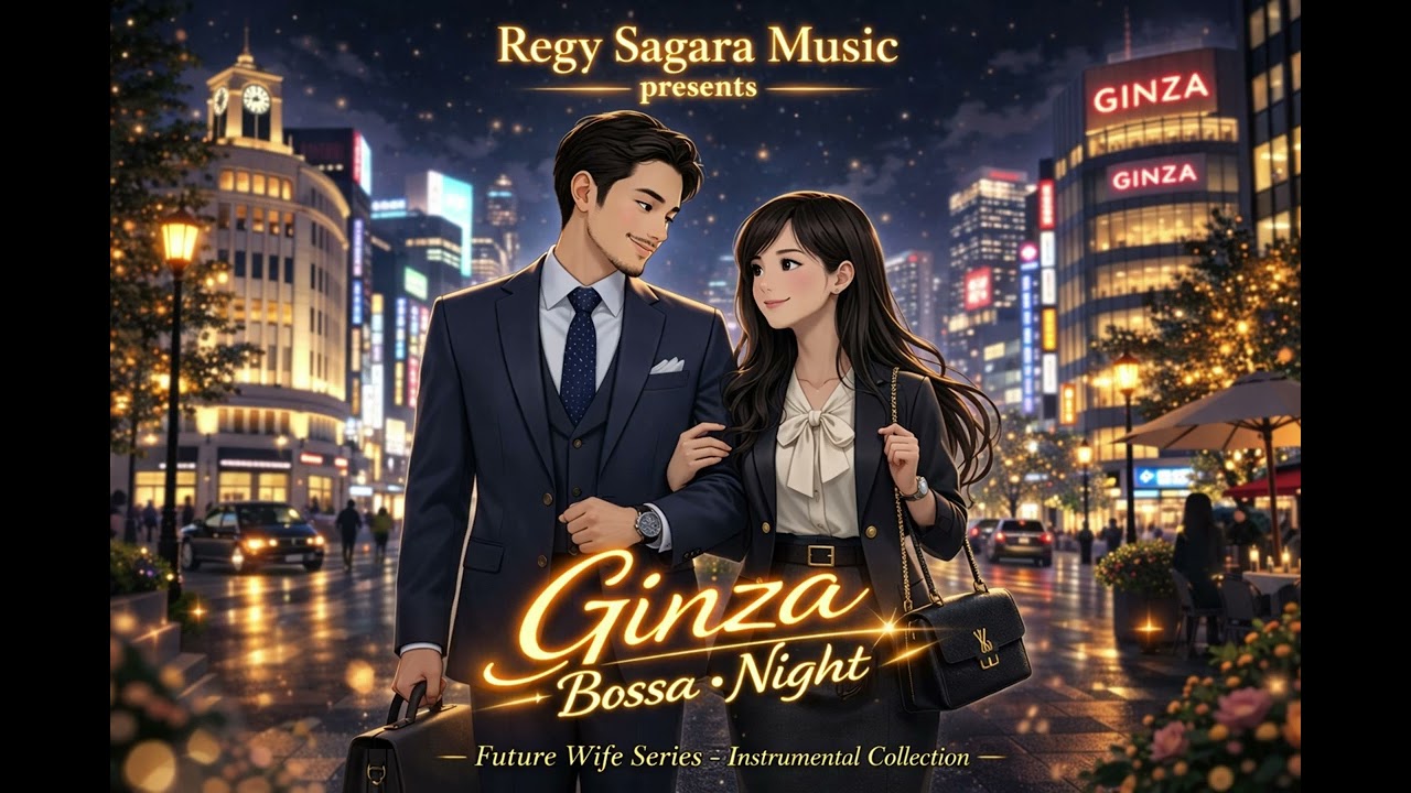 Ginza Bossa Night 🌙 Tokyo Luxury Jazz Bossa Nova – 1 Hour Instrumental