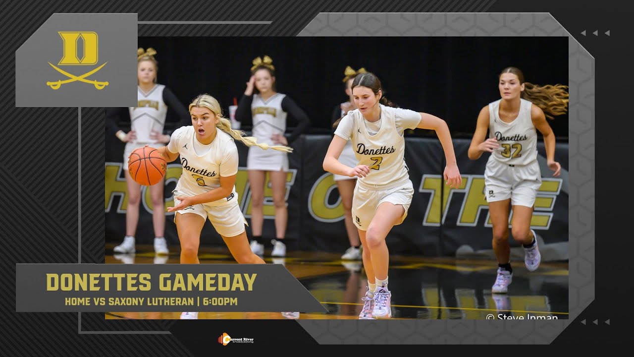 Donettes vs Saxony Lutheran Basketball
