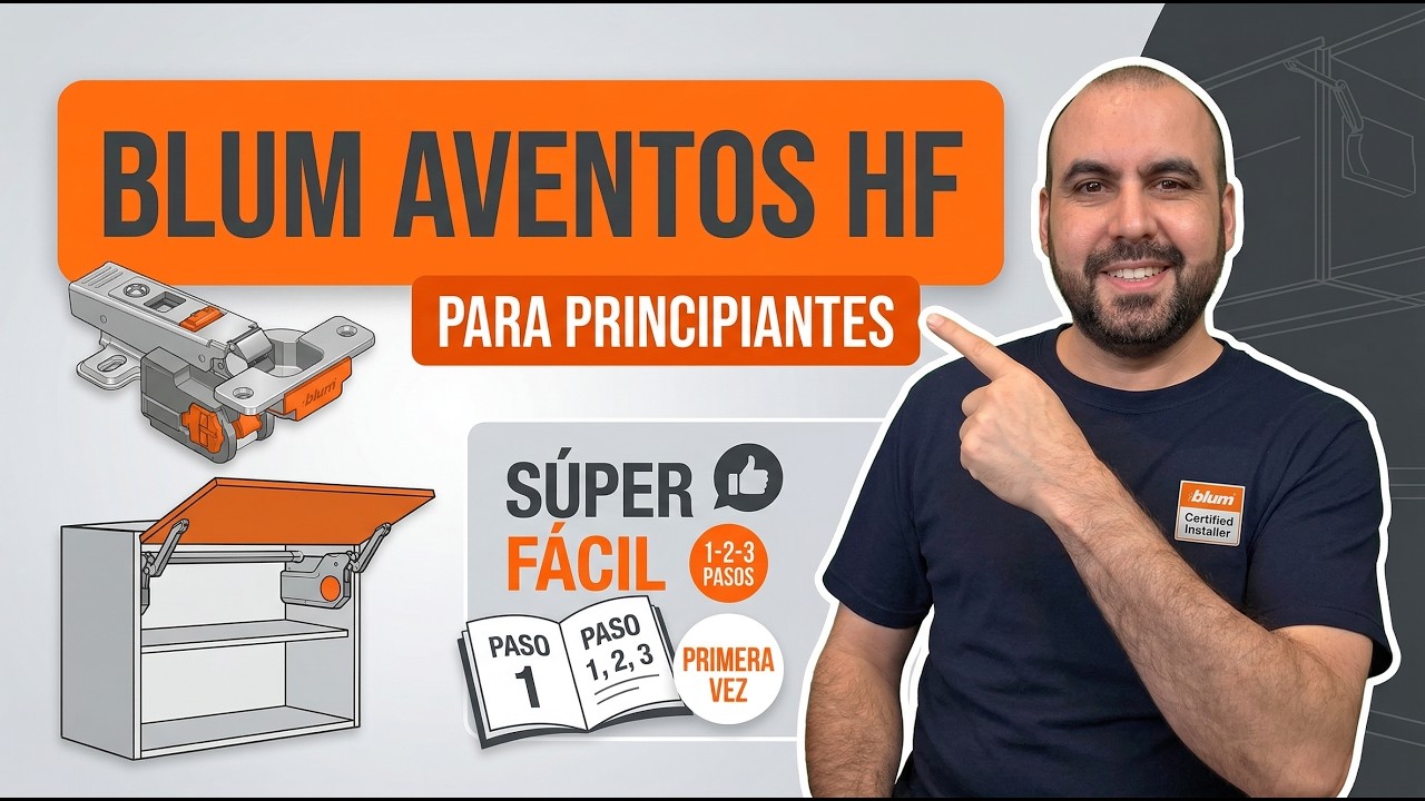 Como instalar AVENTOS HF BLUM fácil sin tanto rollo