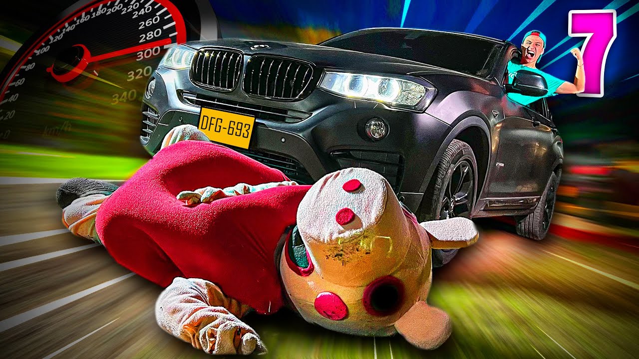 &iexcl;PASO por ENCIMA de PEPPA PIG con MI AUTO DEPORTIVO! * 200 KM