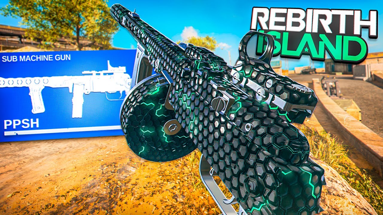 this BUFFED PPSH-41 CLASS SETUP is NOW META on REBIRTH ISLAND WARZONE!