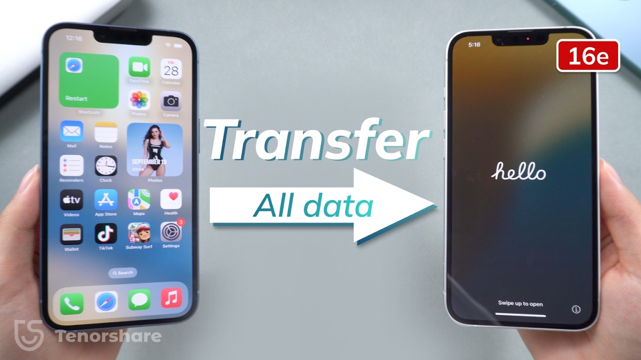 How to Transfer Data from Old iPhone to iPhone 16e! - 2 Ways (2025)