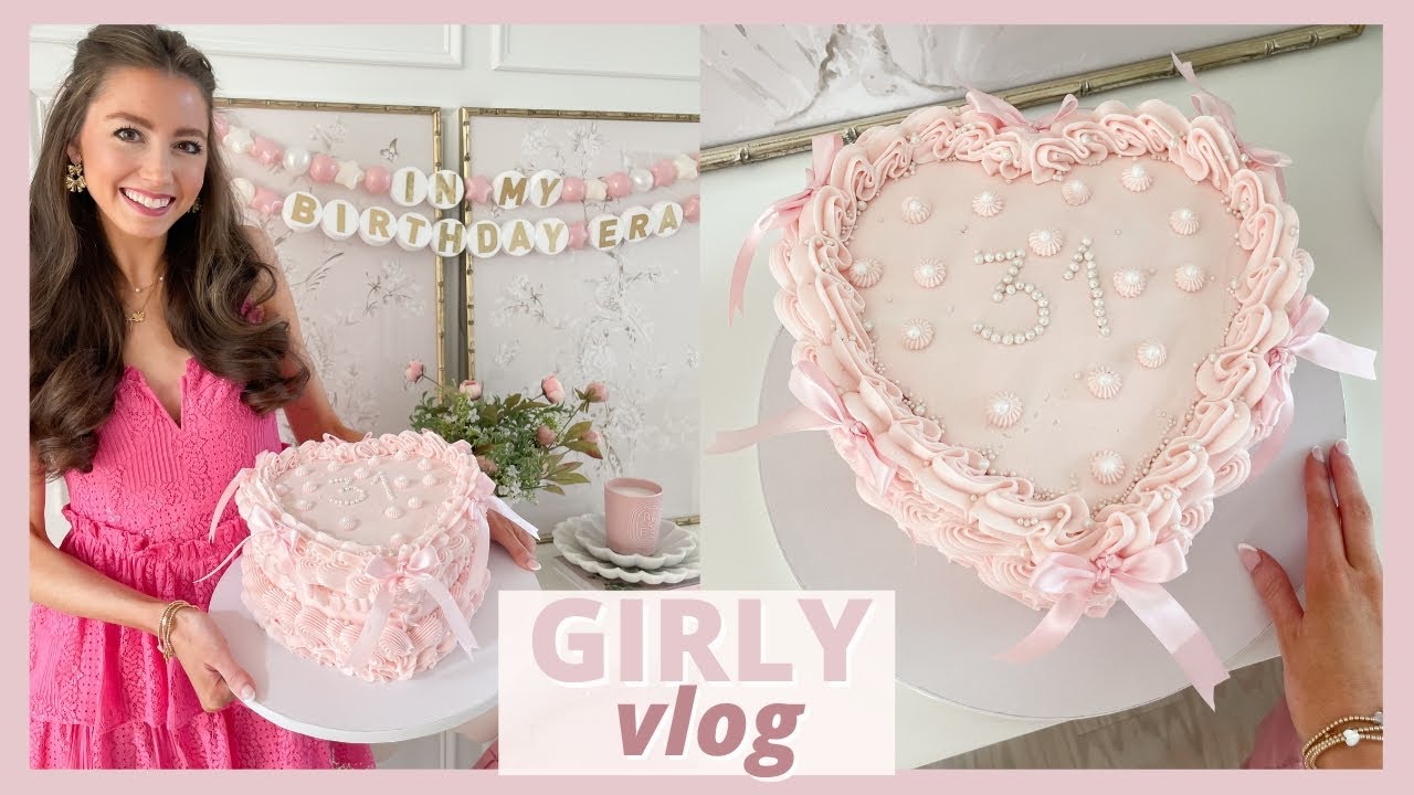 Girly Vlog 🌸 Clean My Kitchen With Me, Birthday, + more!