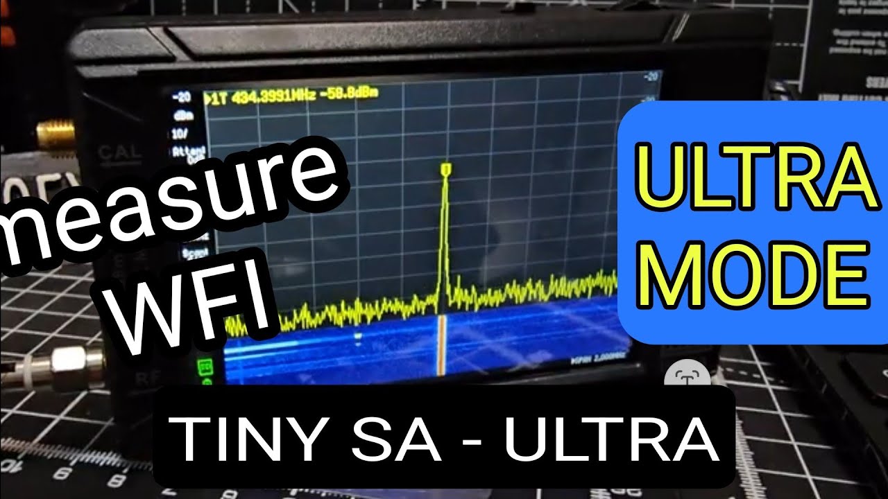TINY SA - ULTRA , Measure WIFI Frequencies (ULTRA MODE)