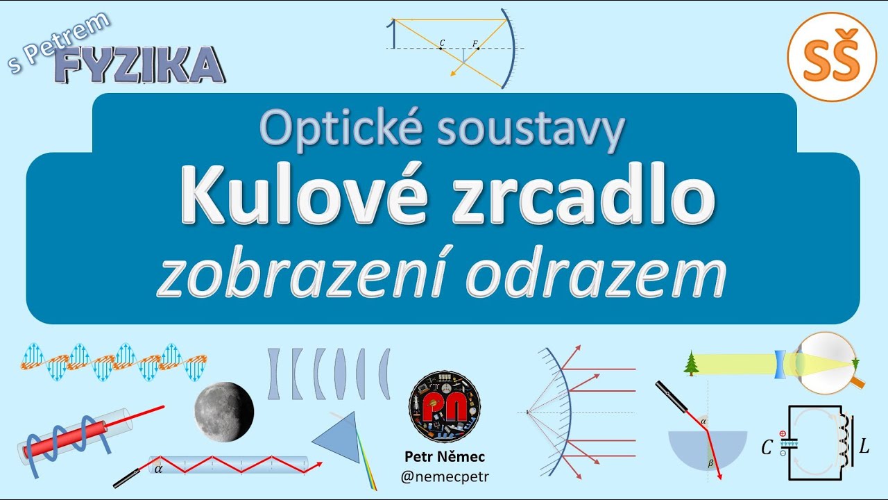 Kulov&eacute; zrcadlo - Zobrazov&aacute;n&iacute; dut&yacute;m a vypukl&yacute;m zrcadlem - fyzika S&Scaron;