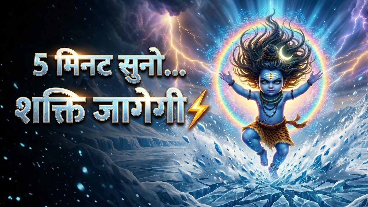 सिर्फ 5 मिनट – शिव तांडव स्तोत्र सुनो | शक्ति जाग जाएगी ⚡@AdvitayaBhakti #mahadev #harharmahadev