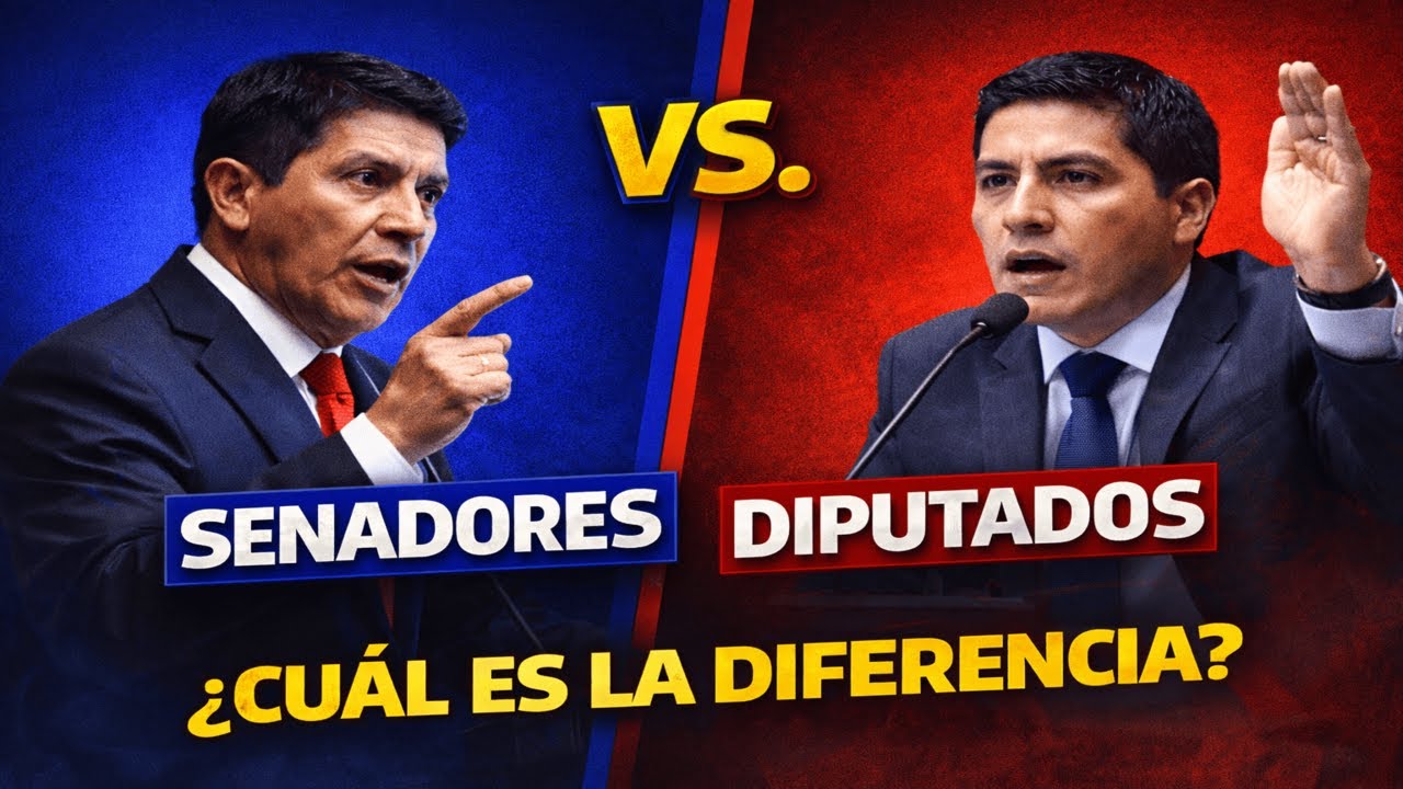 ⚖️ Senadores vs Diputados: diferencias clave explicadas | 🇵🇪 Perú 2026