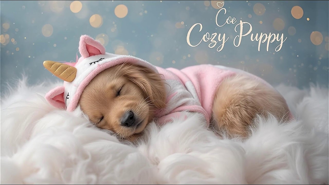 😴 Soft Puppy Lullaby | 12 Hours Peaceful Relaxing Sleep Music LIVE