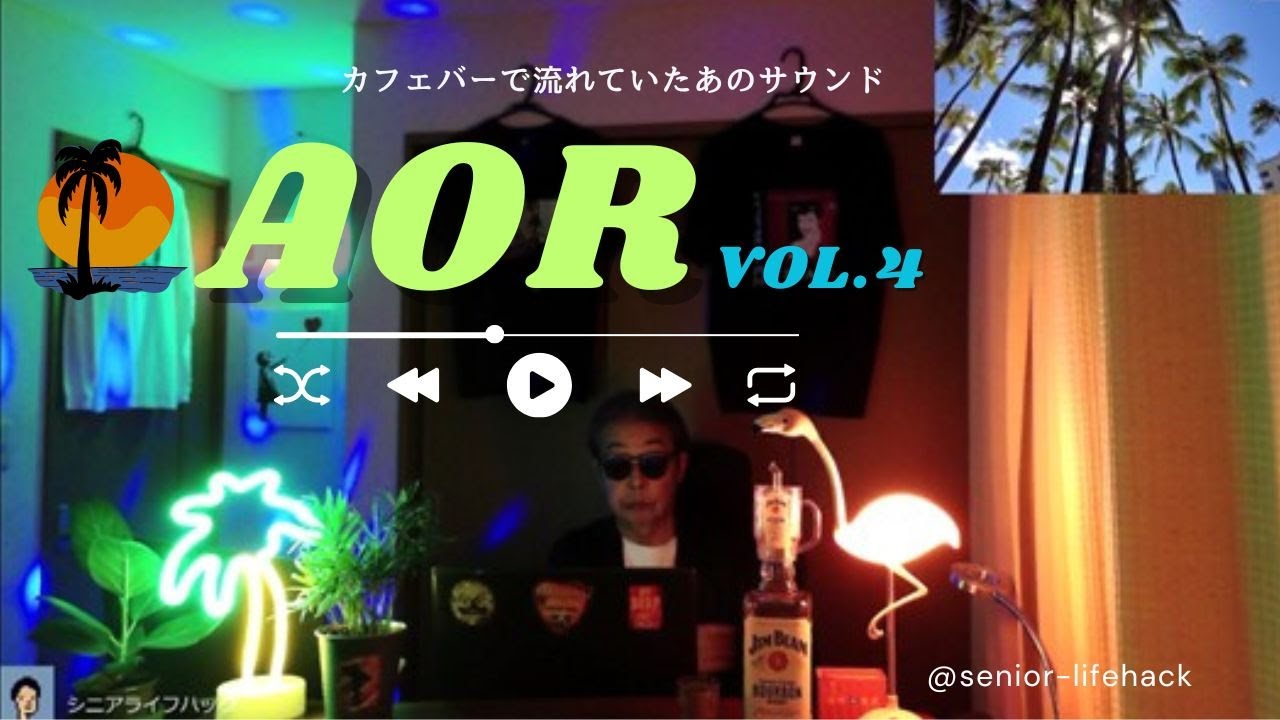 【AOR Vol.4】ゲレンデ⛷️やビーチサード🏝️のカフェバーで聞いたなつかしの曲　80年代を中心にお届けします　＠Tokyo Japan