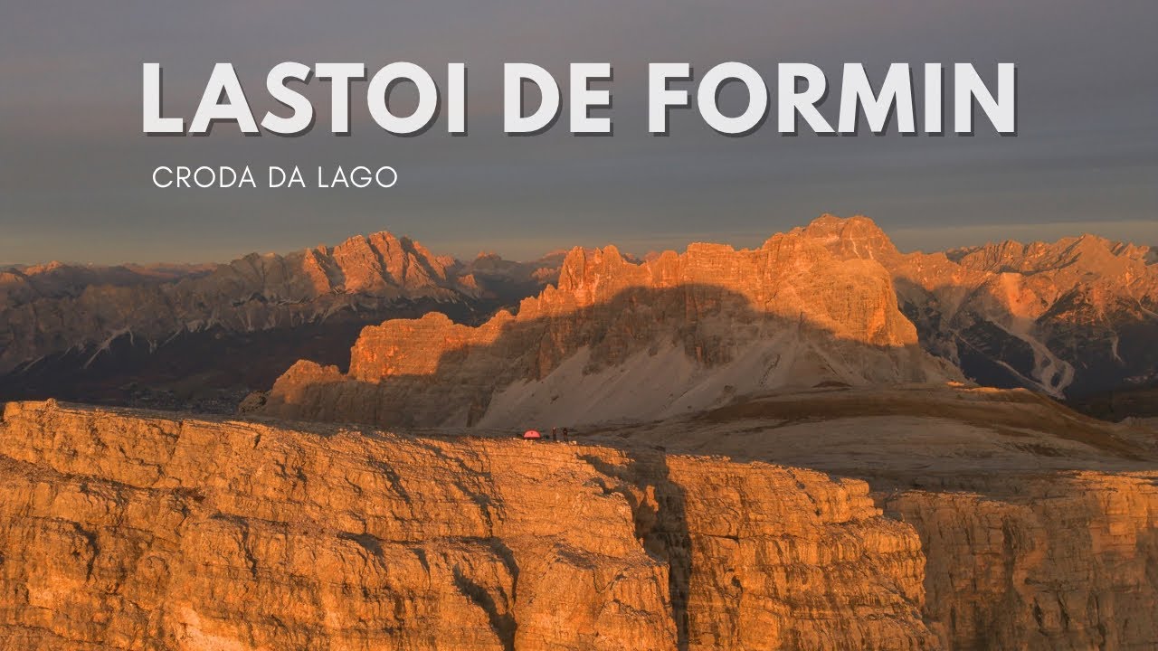 Bivacco in tenda in cima ai Lastoni di Formin a 2657m | Dolomiti, Croda da lago | 9-10/11/2024