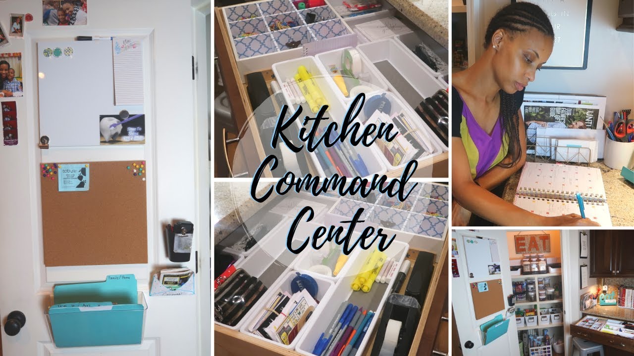 How to Create a Kitchen Command Center | Back to School Organization