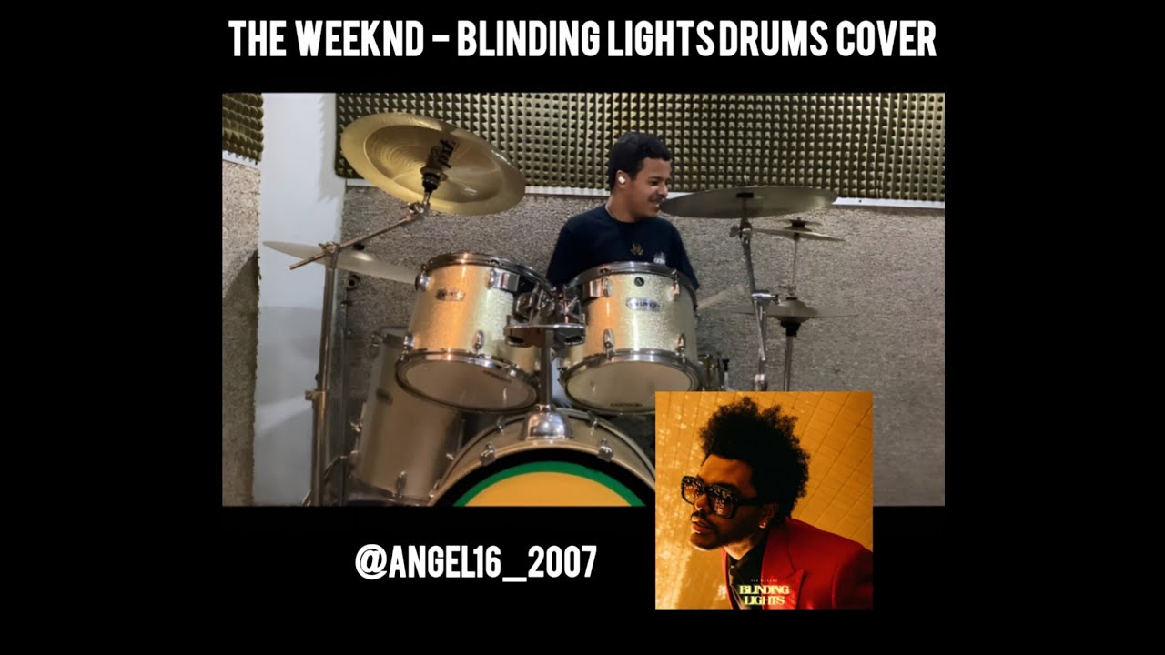 The Weeknd - Blinding Lights Drums Cover ¡My First Cover on Youtube!