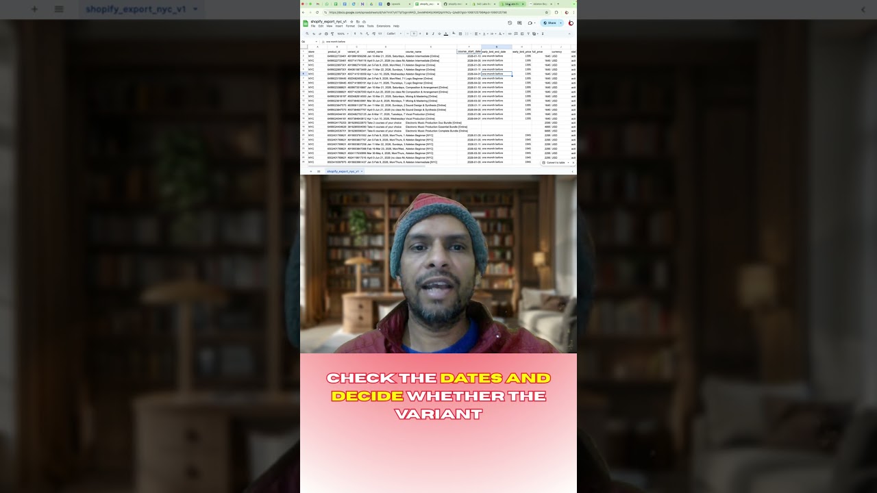 Automate Early-Bird Pricing in Shopify using Google Sheets 🚀