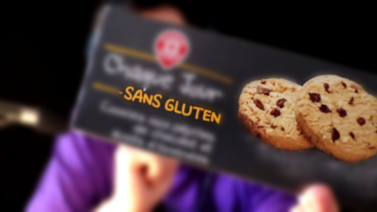 ASMR degustation de cookies sans gluten