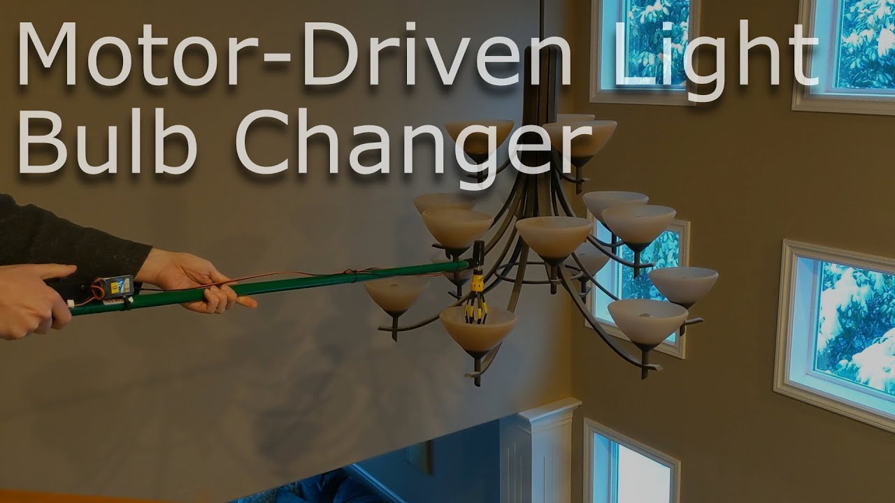 Motorized Light Bulb Changer