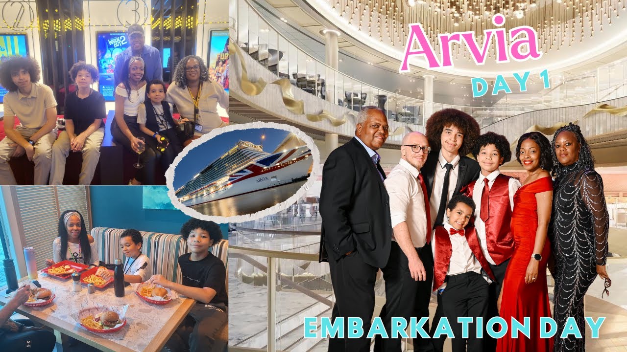 P&O Arvia - Embarkation day