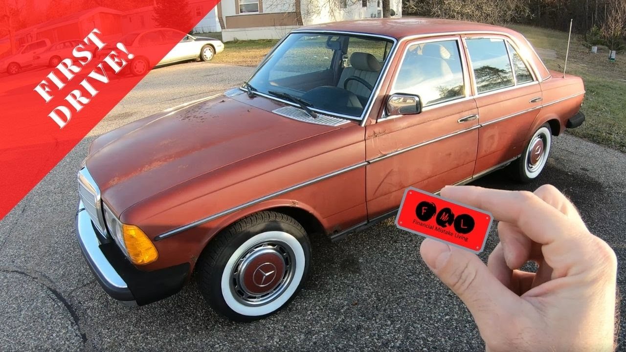 Driving The 1979 Mercedes 300D! 20 years since its been on the road!