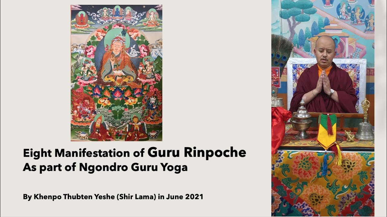 Eight Manifestation of Guru Rinpoche in Nepali