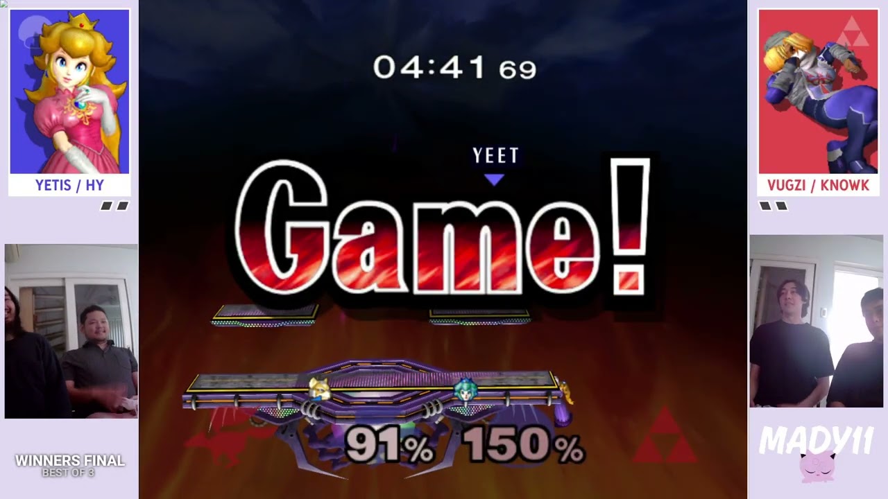 Melee Ain't Dead Yet 11 Doubles Winner's Finals - Yetis Exist/Hy vs vugzi/Knowk