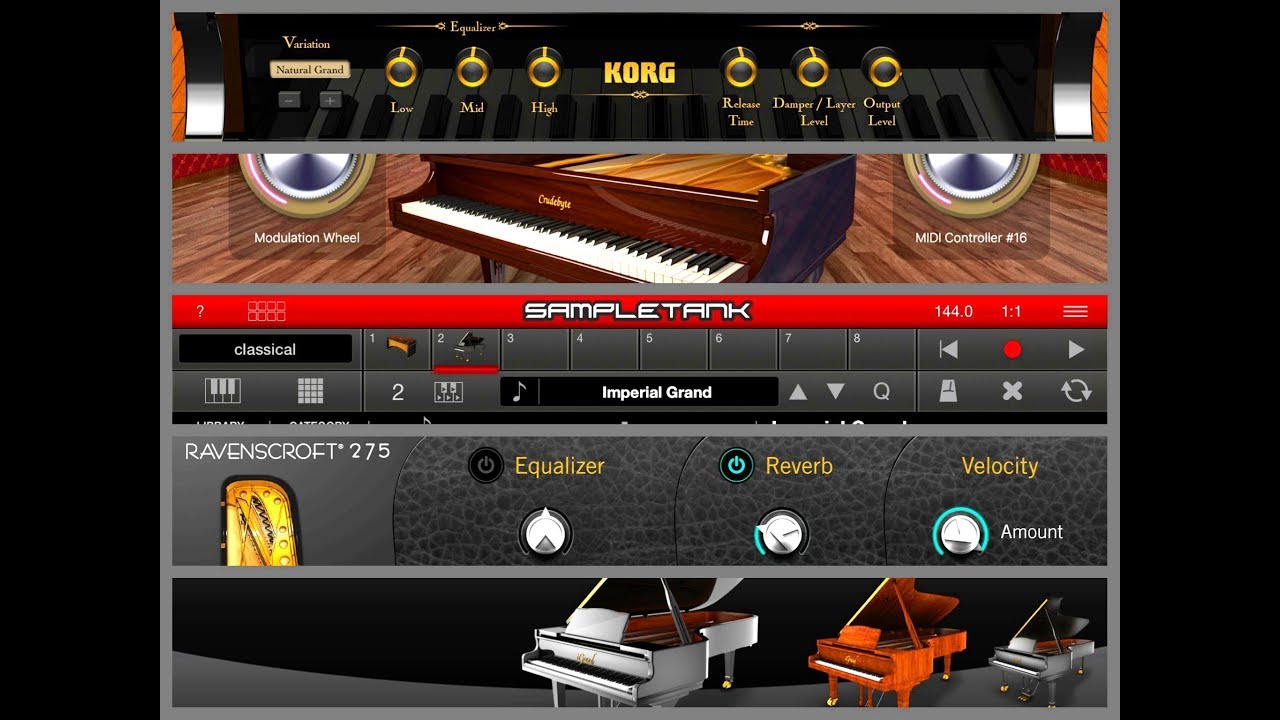 Давайте сравним 6 флагманских iPad-пианино от IK Multimedia, KORG, UVI и Crudebyte.
