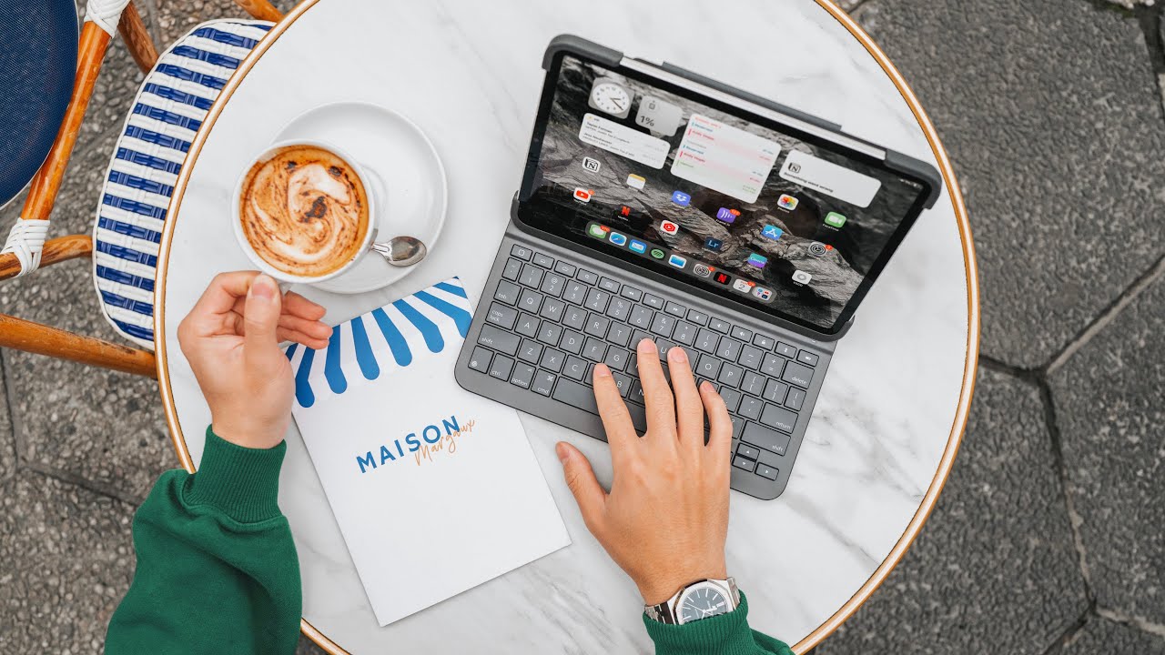 Настройка производительности iPad Pro M2 // Logitech Slim Folio Pro и Crayon