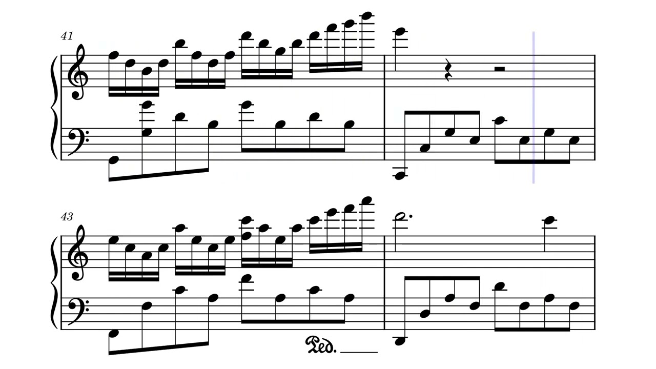 video score xxxx ma esquerra passacaglia pepitabonet64 #suno #piano #partitura