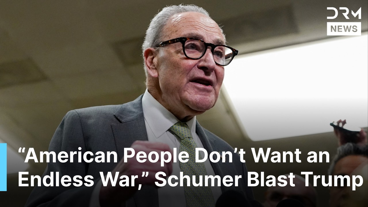FULL REMARKS: Senator Chuck Schumer Warns U.S. Must Avoid Endless War Abroad | AC1B