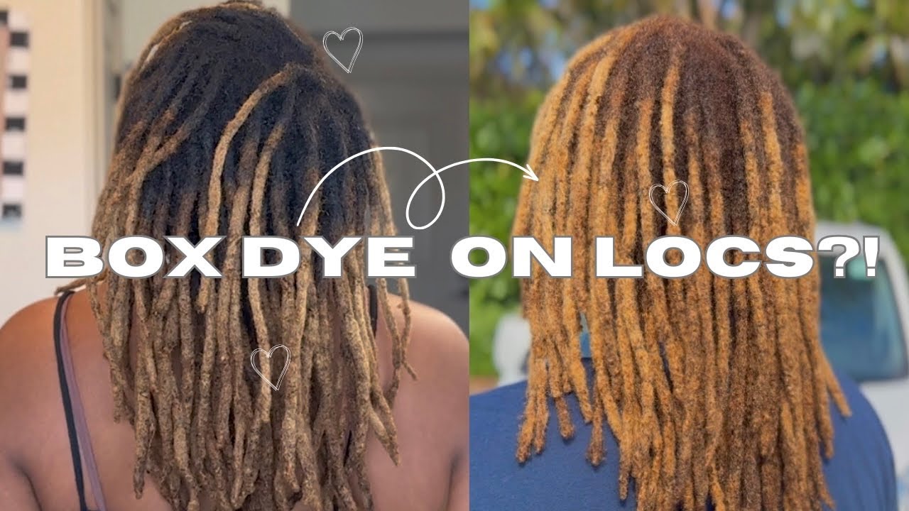 Box Dye on Locs?! Watch Me Refresh My Roots at Home ✨|