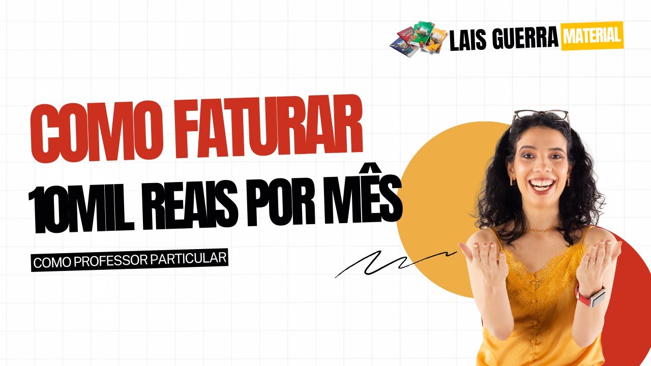 🔴COMO FATURAR 10MIL REAIS POR M&Ecirc;S COMO PROFESSOR PARTICULAR