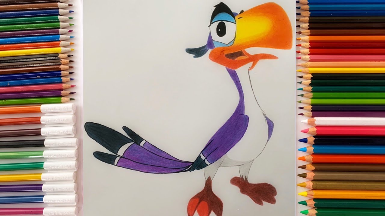 Drawing The Lion King - Zazu