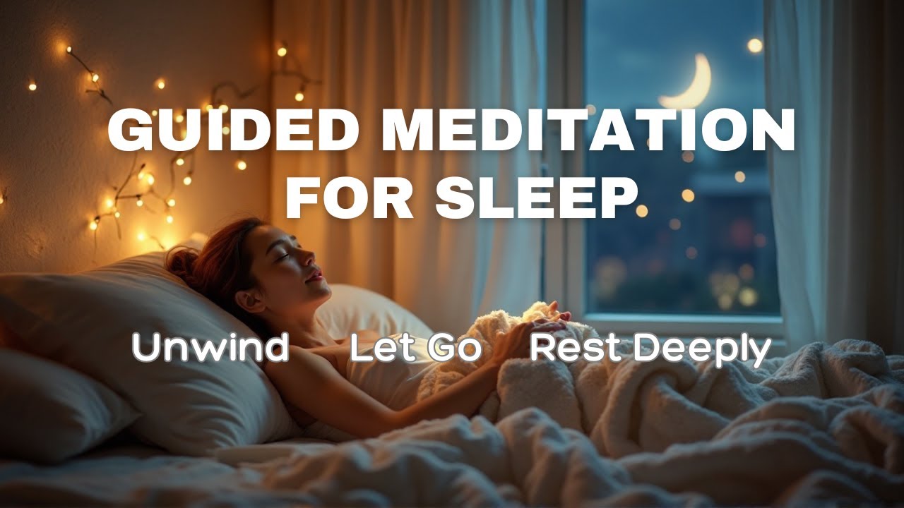 Stress Relief Before Sleep | 8-Min Guided Meditation