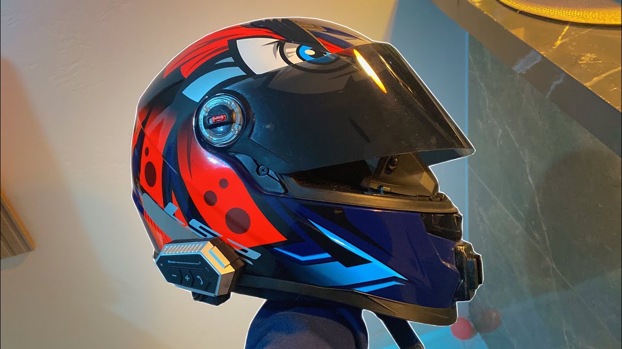 COLOQUEI INTERCOMUNICADOR NO MEU CAPACETE LS2 🎶🔥 *como instalar*