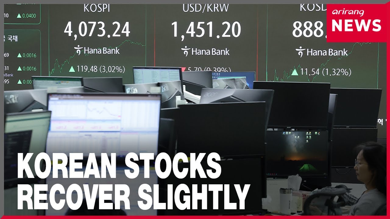 KOSPI recovers 3% to climb back over 4,000