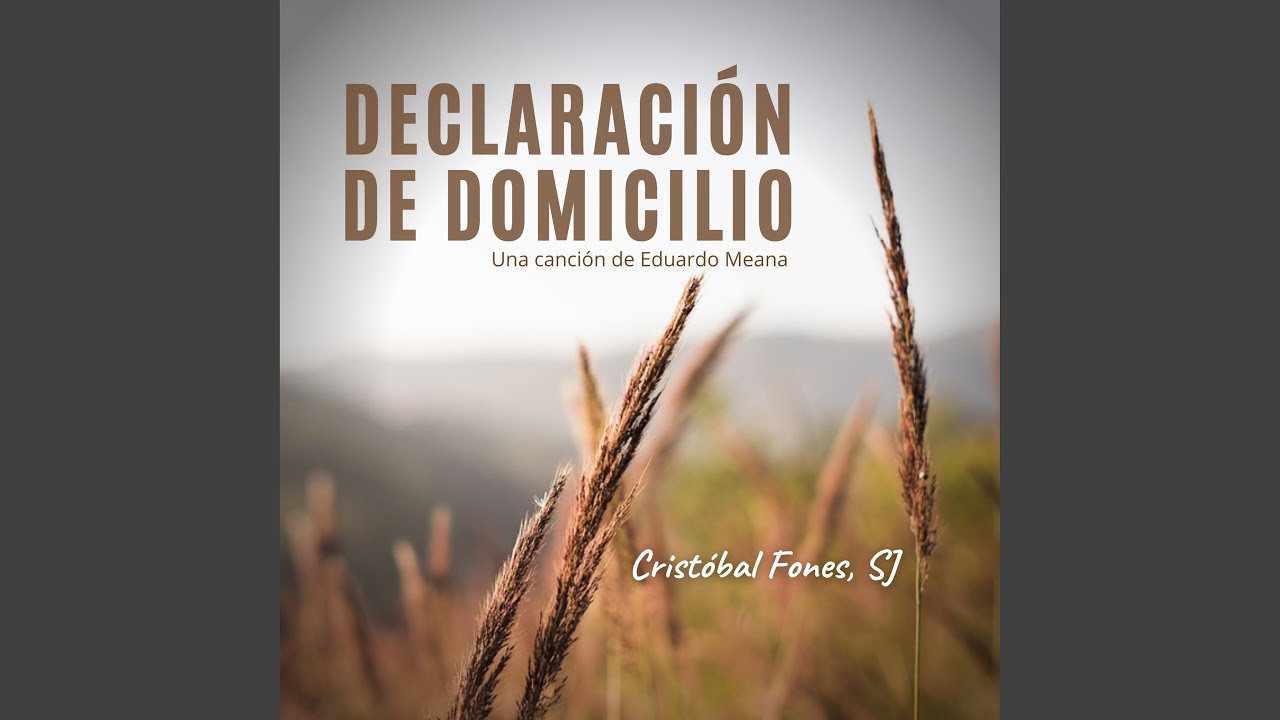 Declaración de domicilio
