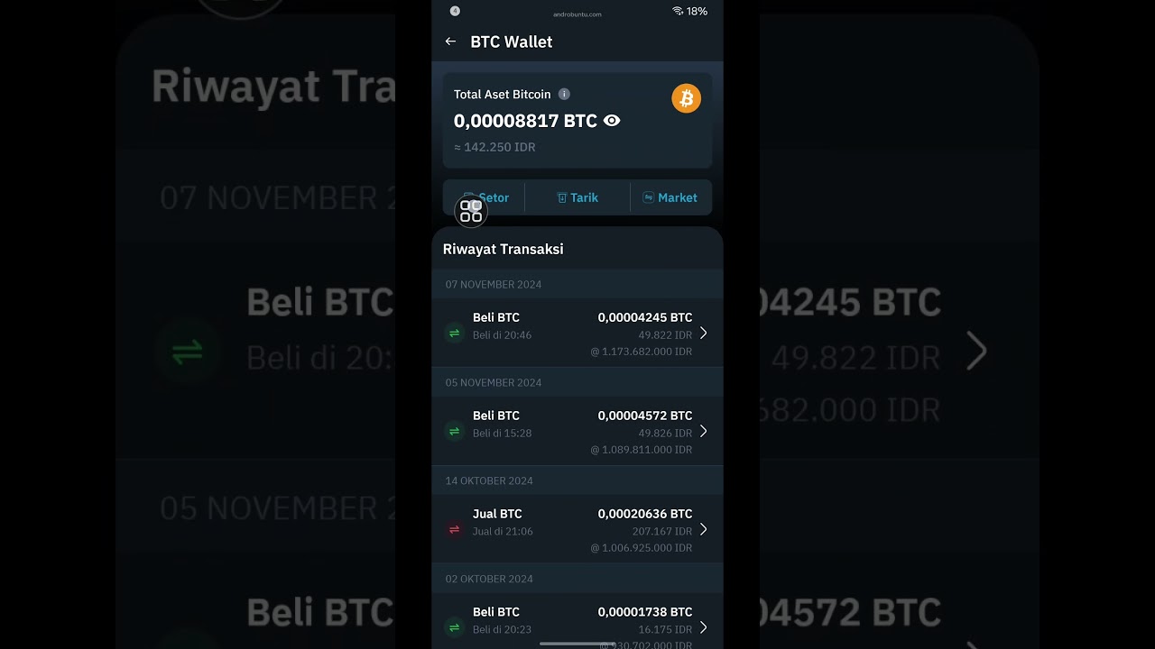 Cara deposit aset crypto ke akun Indodax #indodax #bitcoin